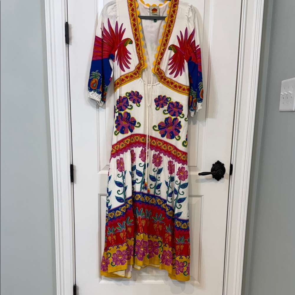 Farm Rio Vivid Garden Maxi Dress